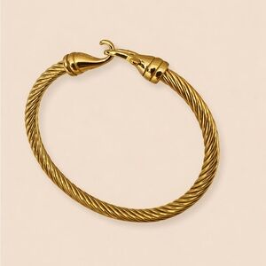Twisted Gold Bracelet